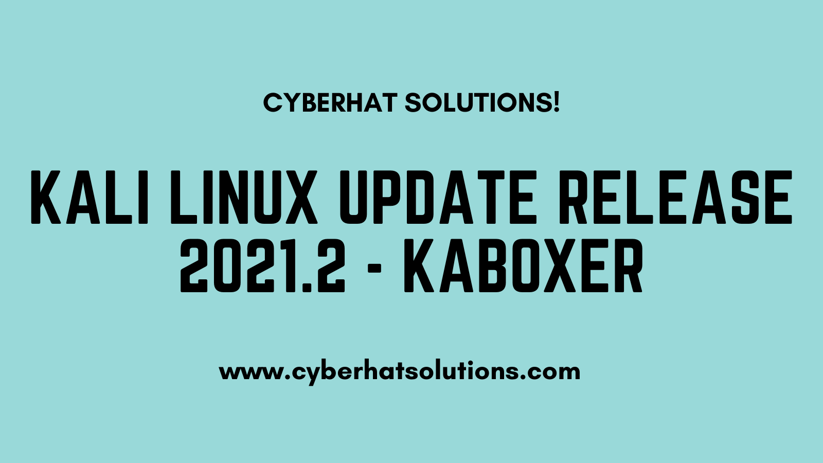Kali Linux Update Release 2021.2 – Kaboxer